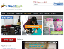 Tablet Screenshot of drchanghealth.com